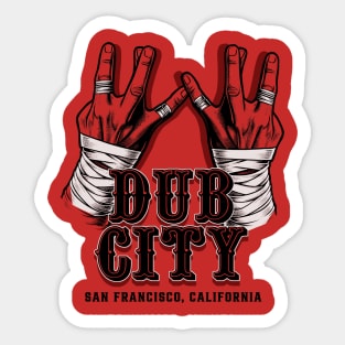 DUB CITY T-SHIRT Sticker